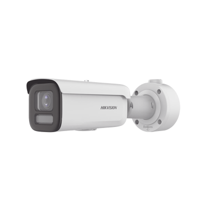 Bala IP 8 Megapixel / Lente Mot. 2.7 a 13.5 mm / Dual Light (60 mts IR + 60 mts Luz Blanca ) / Darkfighter S / Exterior IP67  / IK10 /WDR 130 dB / 4 Analíticos: AcuSense, Deteccion Facial, Conteo de Personas por Cruce y Zona | DS-2CD3686G2HT-LIZS
