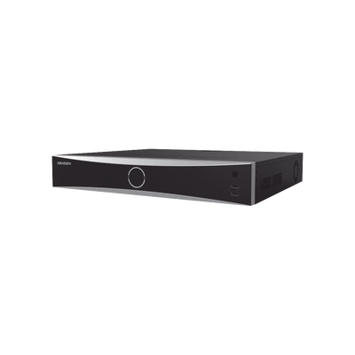 NVR 32 Megapixel (8K) / Reconocimiento Facial (Base de Datos) / 32 Canales IP / 4 Bahías de Disco Duro / 16 Puertos PoE+ / HDMI en 8K / ACUSENSE / Soporta POS / AcuSearch | IDS-7732NXI-M4/16P/X