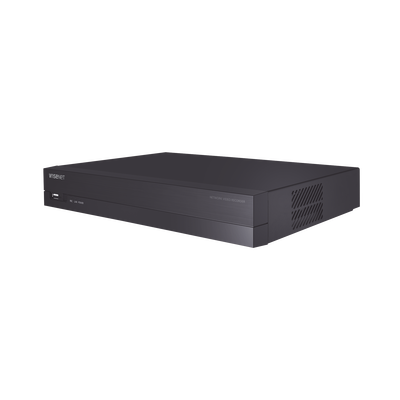 NVR 8 canales soporta hasta 8MP / H.265 / P2P Wisenet / 8 puertos PoE Plug and Play. | ARN-810S
