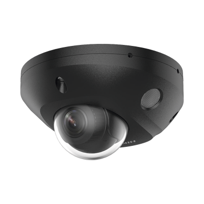 [Dual Light + 2 Micrófonos Integrados] Mini Domo IP 4 Megapixel / Color Negro / Lente 2.8 mm / 30 mts Luz Blanca + 30 mts IR / ACUSENSE / Exterior IP67 / IK08 /  WDR 120 dB / PoE / ONVIF / Alarmas I/O / Micro SD / ACUSEARCH | DS-2CD2543G2-LIS2U(BLACK)