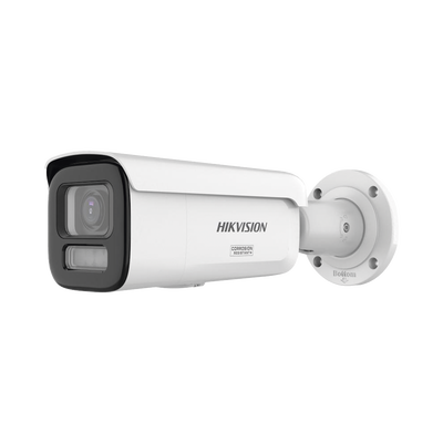 [Dual Light + ColorVu 3.0 + HikAI] Bala IP 6 Megapixel / Lente Mot. 2.8 a 12 mm / 60 mts IR + Luz Blanca / Exterior IP67 / WDR 130 dB / ACUSENSE 3.0 / Metal / NEMA 4X / ACUSEARCH | DS-2CD2667G3T-LIZSY