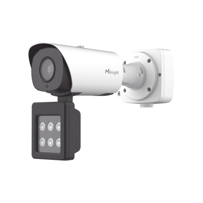 Cámara Bullet Inteligente con IA, Luz Suplementaria y Reconocimiento Vehicular para Monitoreo de Tráfico | TS4466-X4RWE-W