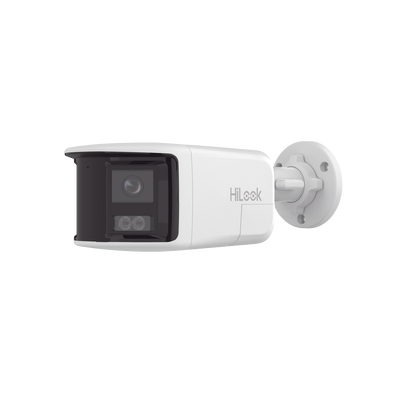 [Dual Light] Bala IP 8 Megapixel / Imagen Panorámica 180°/ PoE / Micrófono y Bocina Integrado / Exterior IP67 / Audio Bidireccional / Alarma Visual y Auditiva Integrada / Smart Supplement Light / Micro SD 512 GB | IPC-B480HAD-LUF/SL