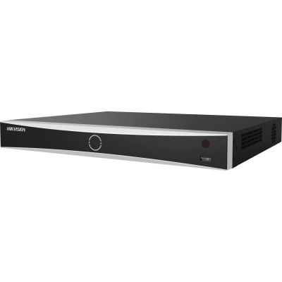 [AcuSeek] NVR 32 Megapixel (8K) / 16 Canales IP / 16 Puertos PoE+ / ACUSENSE / Reconocimiento Facial  / 2 Bahías de Disco Duro / HDMI en 4K / Alarmas I/O | DS-7616NXI-I2/16P/VPRO