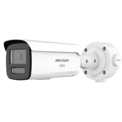 [ PROTECCIÓN ACTIVA ] Bala IP 4 Megapixel / Lente 4 mm / 60 mts IR / Exterior IP67 / Micrófono y Bocina Integrado (Audio de Dos Vías) / DARKFIGHTER / PoE+ / Luz Estroboscopica / ONVIF / Micro SD / 4 Analíticos | DS-2CD3T47G3-LISUY/SL