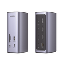HUB USB-C (Docking Revodok Pro) 12 en 1 | 2 USB-A 3.0 | 1 USB-C PD Carga 100W | 1 USB-A 3.1 | 1 USB-C 3.1 | HDMI 4K | HDMI 8K Ultra HD | Display Port 4K | RJ45 (Gigabit) | Lector Tarjeta SD + Micro SD (TF) | Jack Audio 3.5mm. | 90325