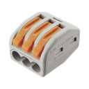 Conector Compacto para 1 Cable de Entrada 2 Cables de Salida / Cables Compatibles 12AWG-28AWG | CON-1004
