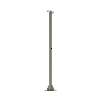 Poste para Cámara ANPR / Compatible con DS-TCG406-E / Altura de 1.5 Metros /  Color Gris | L1500-X800-R125(TCGX06)