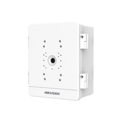 Caja para Videovigilancia para Exterior / Uso en Pared o Poste / IP66 / IK10 / Dimensiones: 387 X 432 X 225 mm / Soporta 3 Dispositivos (PTZ, Bocinas, Cámaras Fijas) | DS-SBOX-03