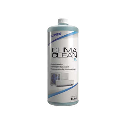 CLIMA CLEAN BL Limpiador a Base Ácida que Garantiza una Limpieza Profunda y Profesional en Serpentines de Minisplits, Mejorando su Eficiencia y Prolongando su Vida Útil | CLIMA-CLEAN-BL