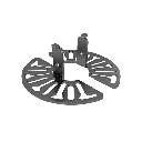 Accesorio para Montaje Universal para Cámara Domo | Soporte de 125 mm de Diámetro |Estructura Robusta | Contemplar como accesorios SDJH111 y SDJH144 | SDJH243