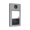 Videoportero IP 2 Megapixel / Llamada y Apertura Remota desde App Hik-Connect / PoE / Exterior IP65 + Antivandalico IK08 / 1 Departamento / Apertura con Tarjeta / Soporta 2 Puertas y hasta 6 Monitores | DS-KV8113-WME1(C)