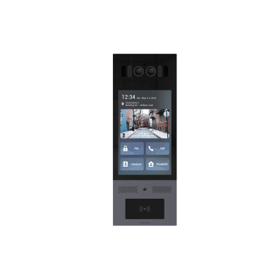 Frente de Calle Antivandálico IK10 / Incluye montaje / Administración 100% en la Nube / Notificación a APP / Llamada Telefónica / ANDROID / SIP / ONVIF /Reconocimiento Facial / QR y PIN para Visitas / IP66 / Bluetooth / NFC | X915SKIT