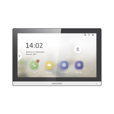 Monitor WiFi Touch Screen 7" para Videoportero Turbo Únicamente / Vídeo en Vivo / Apertura Remota / Audio bidireccional / Borde slim | DS-KH6352-WTDE6