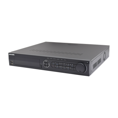 DVR 16 Canales TurboHD + 8 Canales IP / 3K/5MP / Audio por Coaxitron / Acusense / 4 Bahías de Disco Duro / Videoanalisis / 16 Entradas de Alarma | IDS-7316HQHI-M4/S(S)