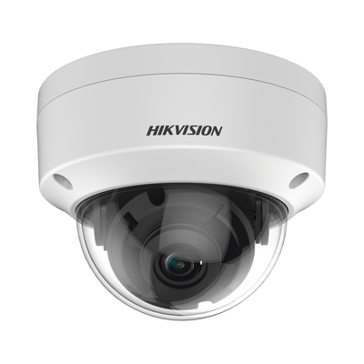 Domo TURBOHD 2 Megapixel (1080p) / Lente 2.8 mm / 30 mts IR EXIR / TVI-AHD-CVI-CVBS / IK10 / IP67 / WDR 120 dB / Ultra Baja Iluminación / Metal | DS-2CE57D3T-VPITF