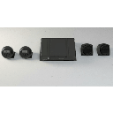 Kit DVR Móvil / 2 Cámaras Interior + 2 Cámaras Exterior / (1080p) / 4 Canales TURBOHD / Tecnología IA Integrada / Soporta 4G / GPS / Sensor G / Soporta 2 Memorias SD (512 GB total) | AE-MD5043-SD/I/GLF/KIT