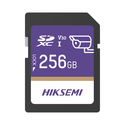 Memoria SD Clase 10 de 256 GB / Especializada Para Videovigilancia | HS-SD-P10/256G/GUARDPRO