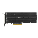 Adaptador SSD M.2 | PCIe 3.0 x8 | NVMe | Compatible con M.2 22110 y 2280 | 2 Ranuras M-Key | Perfil Bajo y Altura Completa | Garantía de 5 Años. | M2D20