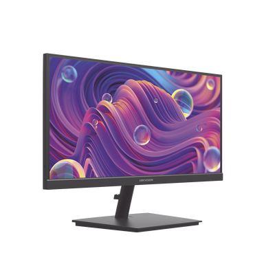 Monitor LED Full HD (1920 X 1080) de 21.5" / Ideal para CCTV, Oficina y Hogar / Entrada HDMI-VGA / Montaje VESA (75 X 75) / Uso 24/7 / Backlight E-LED / 100 Hz / Ultra Delgado / Bocinas Integradas | DS-D5022F2-1V2S
