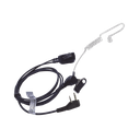 Micrófono - audífono de solapa con tubo acústico transparente para ICOM IC-F11/ 14/ 3021/ 3013/ 3103/ 3003/ 1100D/2100D/ICF200 | TXEHIAV2S