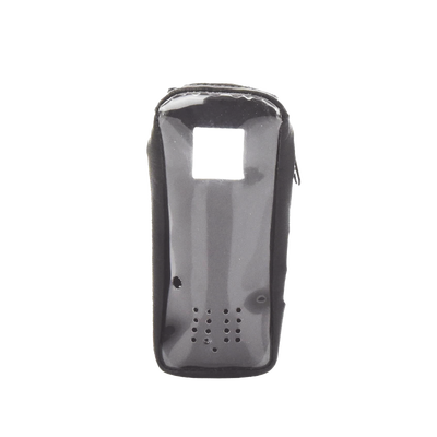 Funda de Piel Reforzada, con Frente Transparente para Serie Satelital IC-SAT100. | FSMIC-SAT