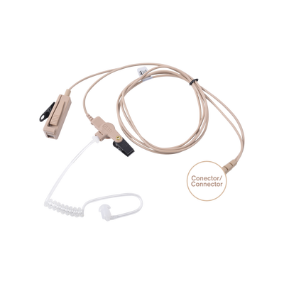 Kit de Micrófono-Audífono profesional de 2 cables para KENWOOD NX-340/320/420, TK-3230/3000/3402/3312/3360/3170 | V1-10266