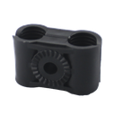 Paquete de 10 Sujetadores Plasticos Para Cable Coaxial de 1/2" | CB-12