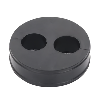 Inserto de Caucho de 4" Con Dos Orificios para Cable de 7/8 in | CI-2-78