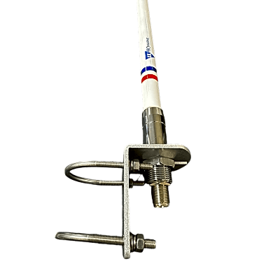 Antena VHF Marina de Alto Rendimiento / 4 dBi / 156-163 MHz / Altura 1100 mm / Color Blanco / Conector SO239 | TX-110V-SYS