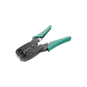 Pinzas para plegar (Ponchadoras) cables RJ11, RJ12, RJ45 telefónicos y cables de red Cat5e, Cat6, Cat6a y con Cavidades para 4, 6 y 8 conductores. | SYSRJ45CT