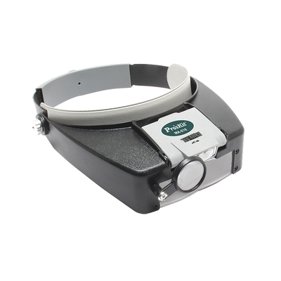 Lampara LED en correa frontal con lentes de aumento 1.8X, 2.6X y 5.8X. | 711-IN-016