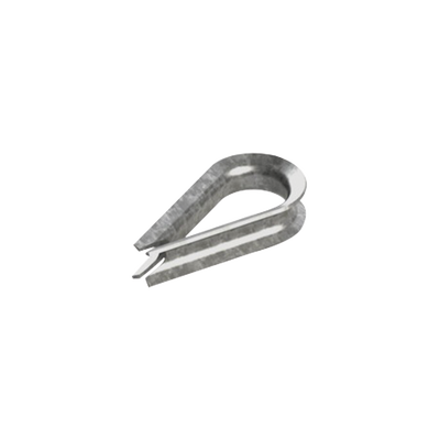 Cuello/ Guardacabo/ Rozadera para Cable de 1/4" de Acero Galv. por Inmersión. | CUELLO-14-HDG