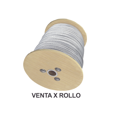 Cable de Retenida de 3/16", Resistencia 1293 Kg, 7 Hilos (Carrete de 2000 metros). | S-RET-474CAM/2000