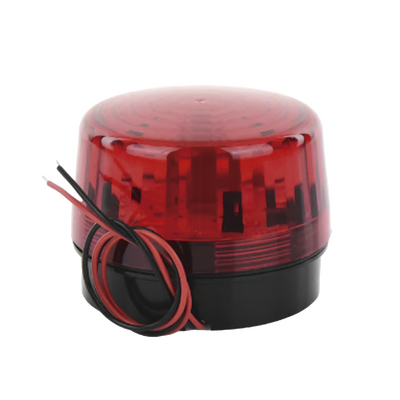 Luz Estroboscópica LED (35) / Patrones de Parpadeo Ajustables / 8 Patrones / Batería de Respaldo / 12-24 Vcc/Vca / Resistente al Clima IP66/IP55 | SF-1301-BAQ