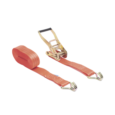 Eslinga Sintética de 50 mm x 10 Metros. Con Gancho y Tensor Metálico. | PST-S020-02