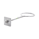 Ancla con Aro, largo: 40 cm. de 1/2" de espesor para Losa o Pared. Galvanizado por Inmersión. | SAP-01-SG