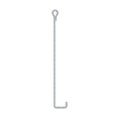 Ancla de Suelo con Ojo de Llave Ø 3/4" x 150 cm, Galvanizado por Inmersión en Caliente. | SAZ-0L