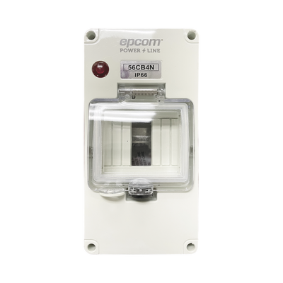 Gabinete Plástico para Exterior IP66 para Riel Din | F56CB4N