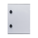 Gabinete de Poliéster IP65 Uso en Intemperie (300 x 400 x 200 mm) con Placa Trasera Interior de Plástico (Incluye Chapa y Llave). | PST-3040-20P