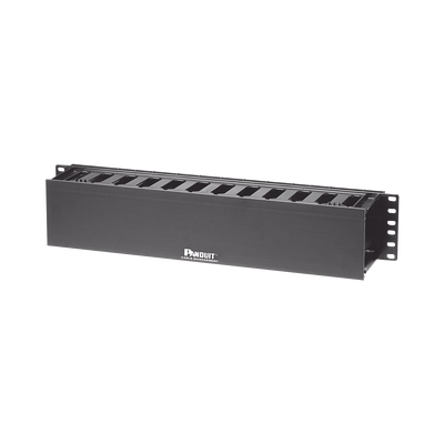 Organizador de Cables Horizontal PatchLink, Sencillo (Solo Frontal), Para Rack de 19in, 2UR | WMPF1E