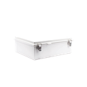 Gabinete de Plástico ABS, Uso en Intemperie IP66 (350 x 460 x 160 mm) Cierre por Broche Inoxidable y Permite Cerrado con Candado y Llave (Perno 5mm) No Incluido | PST-3546-16E