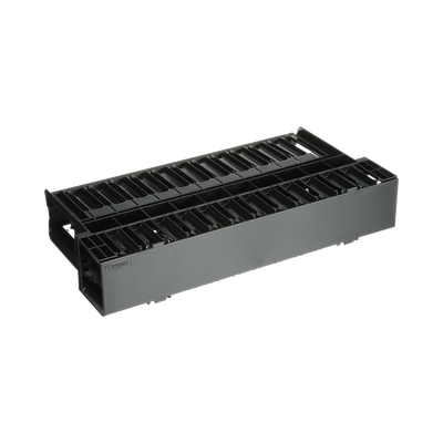 Organizador de Cables Horizontal NetManager, Doble (Frontal y Posterior), Para Rack de 19in, 2UR | NCMH2