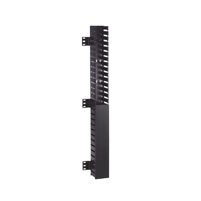 Organizador Vertical IN-Cabinet, Sencillo (Solo Frontal), Para Uso Con Gabinetes Panduit, Montaje Frontal en Riel de Rack, 40 UR, 2.25 in de Ancho, Color Negro | CWMPV2340