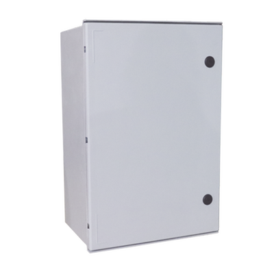 Gabinete de Poliéster IP55 Uso en Exterior (800 x 1000 x 300 mm) con Placa Trasera Interior de Plástico (Incluye Chapa y Llave). | PST-80100-30P