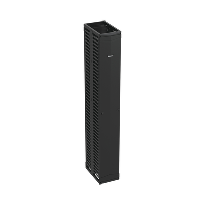 Organizador Vertical PatchRunner™, Doble (Frontal y Posterior), Para Rack Abierto de 45 Unidades, 12in de Ancho, Color Negro | PR2VD12