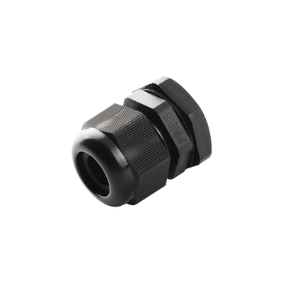 Conector Plástico Negro Tipo Glándula para Cable de 10 a 14 mm de Diámetro. | TXG-PG16-BK