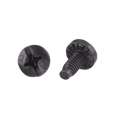 Tornillo de Unión a Tierra Con Formación de Rosca, #12-24 x 1/2, Color Negro, Bolsa de 100 Piezas | RGTBS-C