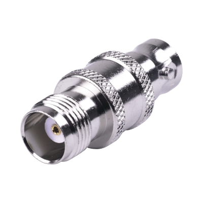Adaptador en Línea de Conector TNC Hembra a BNC Hembra, Níquel/ Oro/ Teflón. | RFT-1232