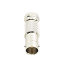 Adaptador en Línea para Video, de Conector BNC Hembra a F Macho, 75 Ohm, Níquel/ Oro/ Delrin. | RFB-1144